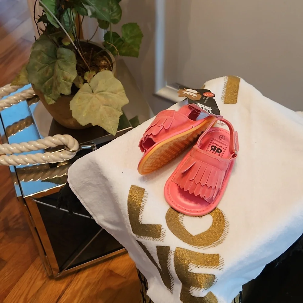 Pink Moccasin Sandals